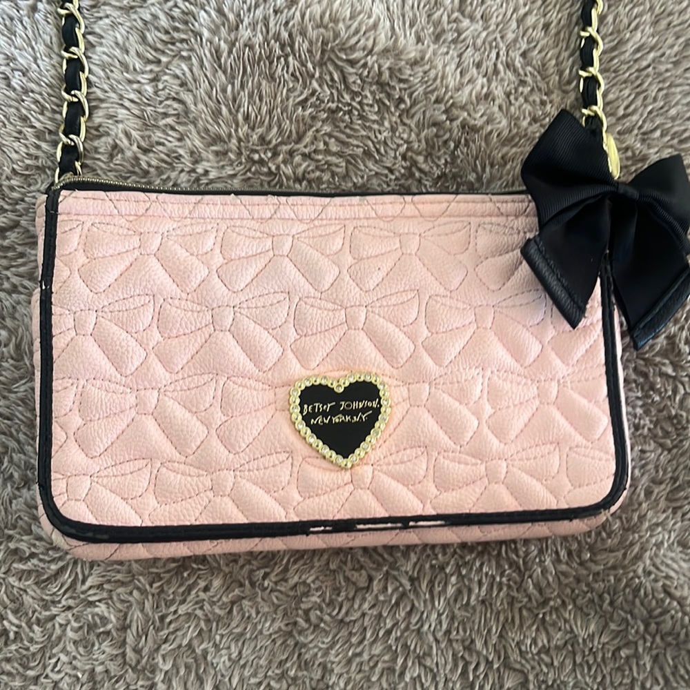 Generously used Betsy Johnson purse